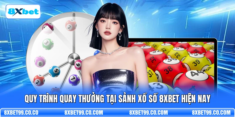 Quy trình quay thưởng tại sảnh xổ số 8XBET hiện nay