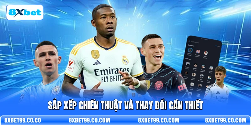 Sắp xếp chiến thuật và thay đổi cần thiết